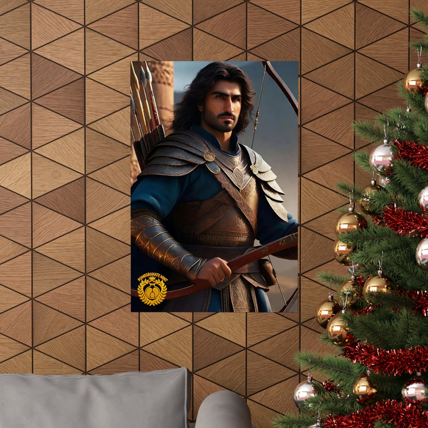 Hayk Nahapet Premium Matte Vertical Poster Pomegranate Mint