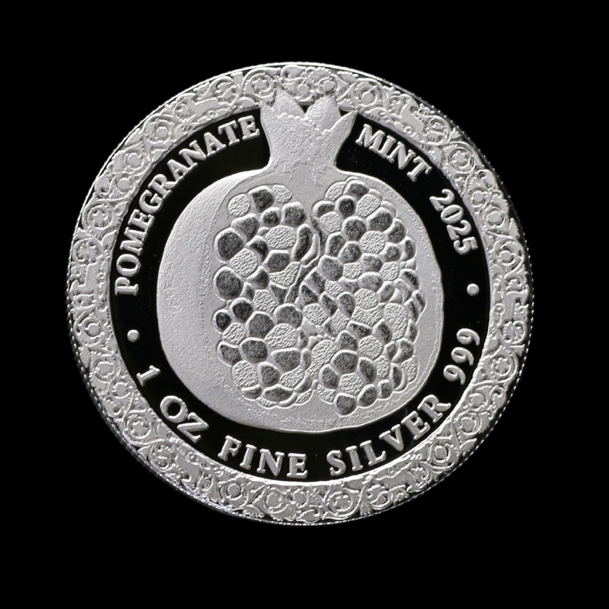 (NEW) 2025 Vahagn the Dragon Reaper 1 oz Silver Proof Coin Pomegranate Mint