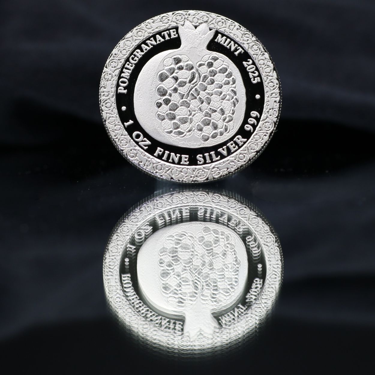 (NEW) 2025 Vahagn the Dragon Reaper 1 oz Silver Proof Coin Pomegranate Mint