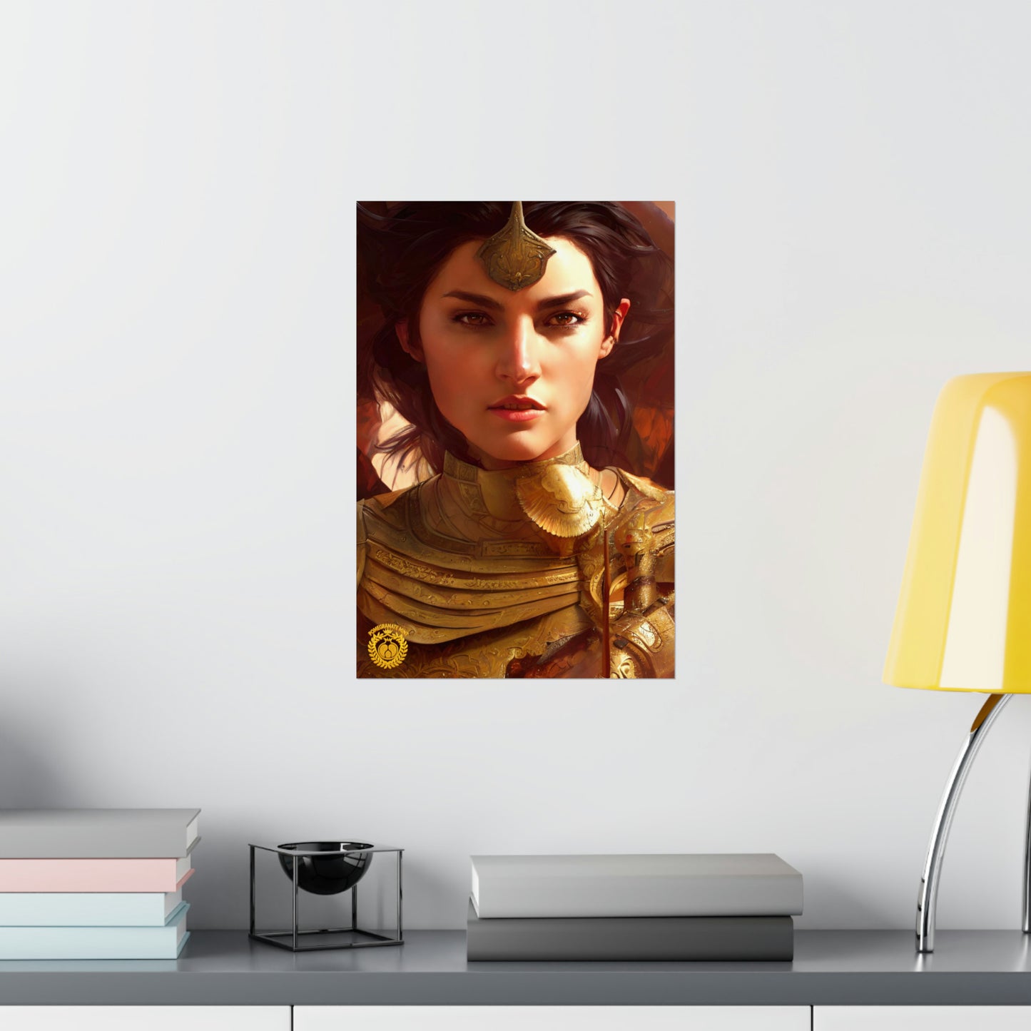 Warrior Queen Pharandzem of Armenia Premium Matte Vertical Poster Pomegranate Mint