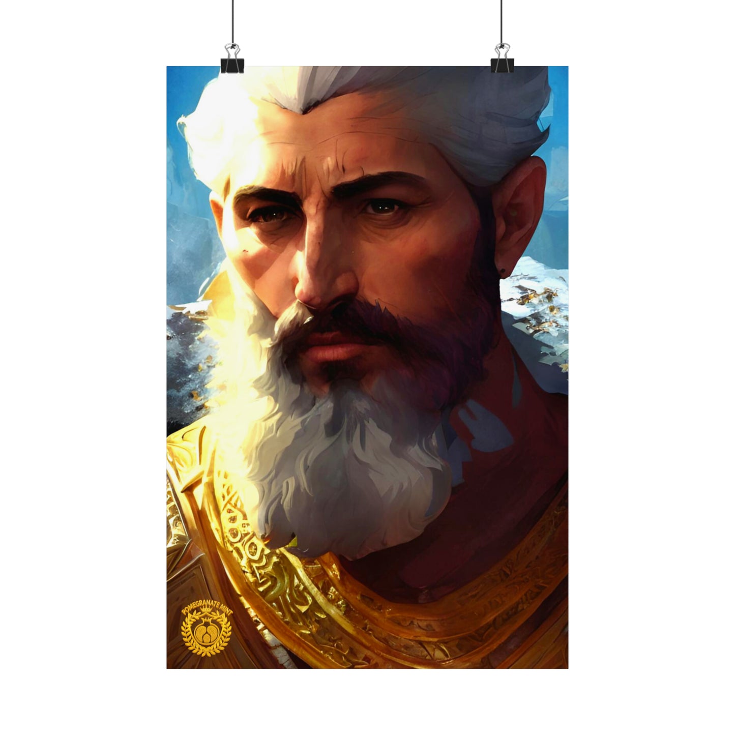 Tiridates III of Armenia Premium Matte Vertical Poster Pomegranate Mint