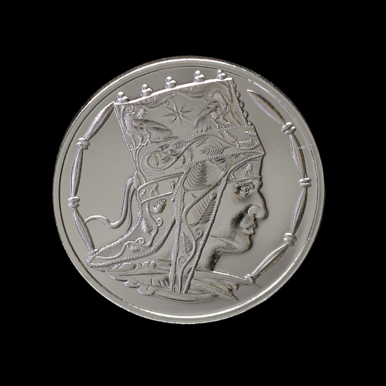 (NEW) 2025 Tigranes the Great King of Kings 1 oz Silver Proof Coin Pomegranate Mint