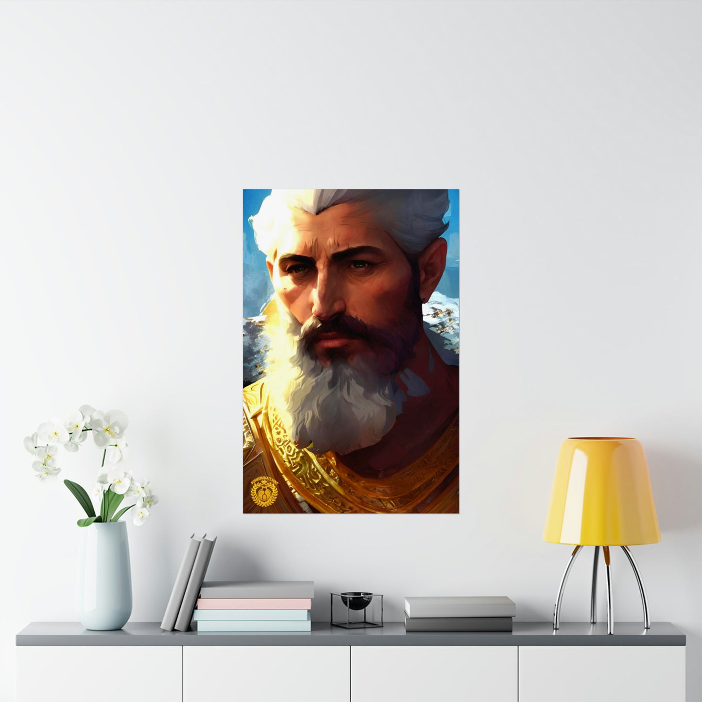 Tiridates III of Armenia Premium Matte Vertical Poster Pomegranate Mint