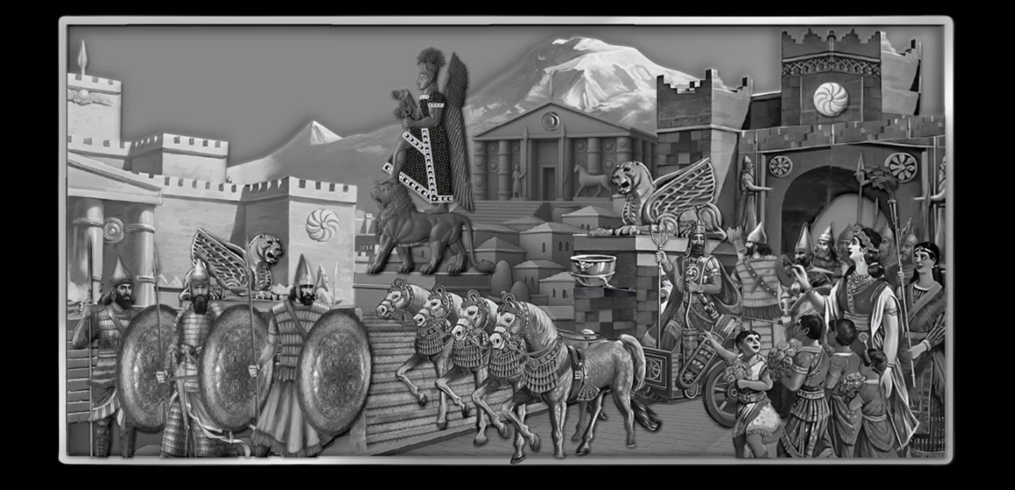 Available Now! 2025 Gods of Urartu 100g Silver Proof Set Pomegranate Mint