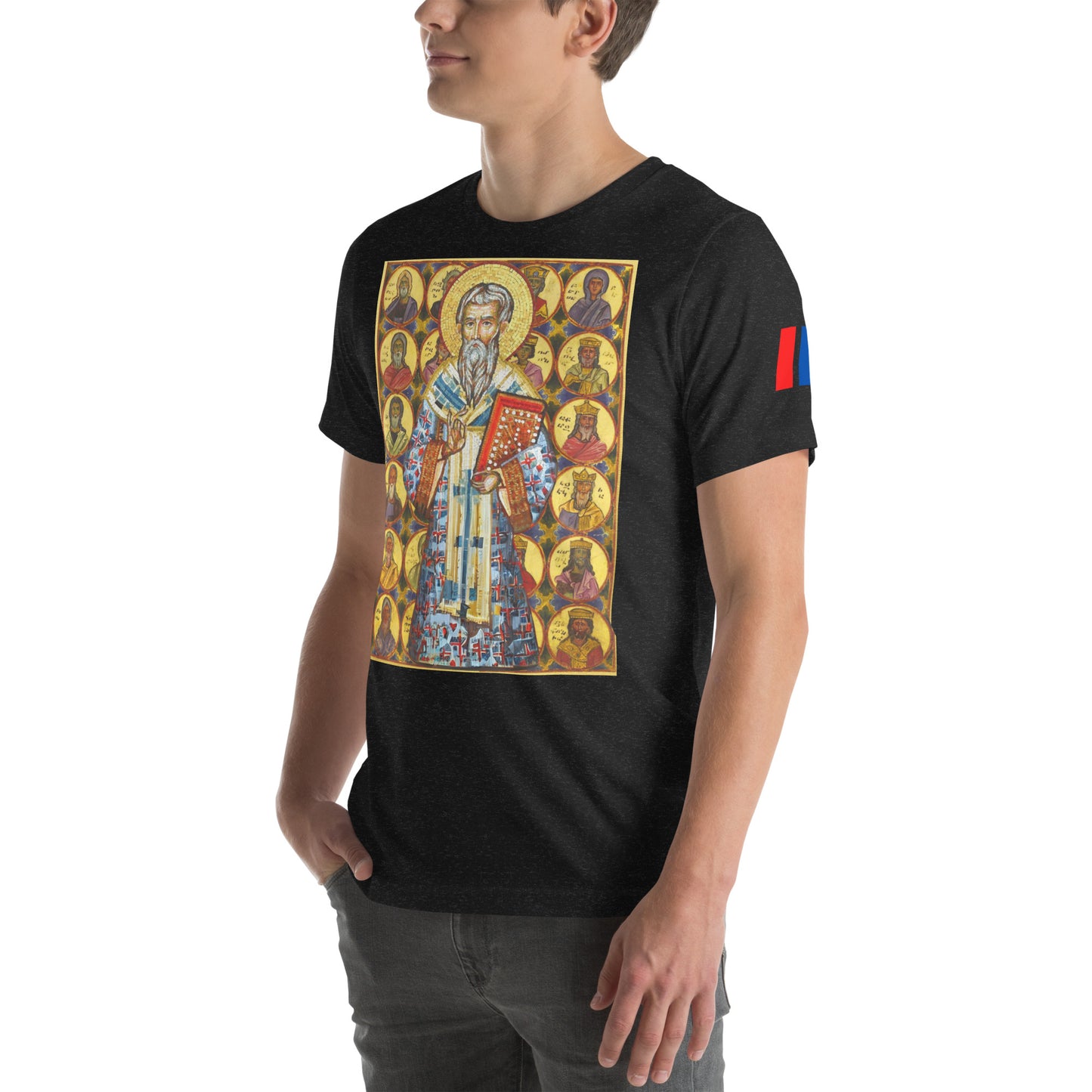 Unisex "Ancestors of Christ & St. Gregory the Illuminator" Graphic T-Shirt Pomegranate Mint