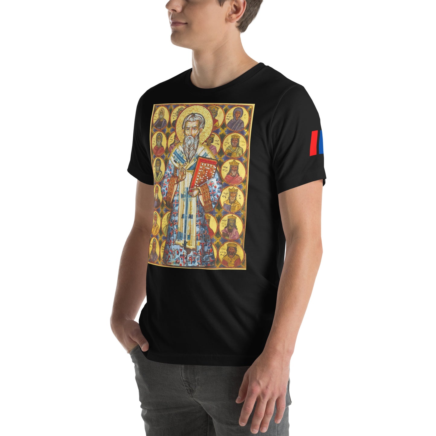 Unisex "Ancestors of Christ & St. Gregory the Illuminator" Graphic T-Shirt Pomegranate Mint