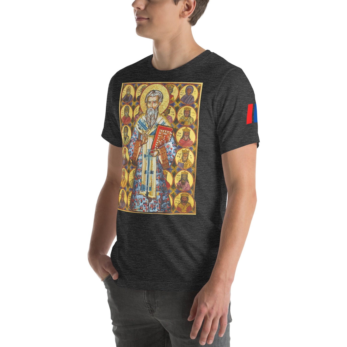 Unisex "Ancestors of Christ & St. Gregory the Illuminator" Graphic T-Shirt Pomegranate Mint
