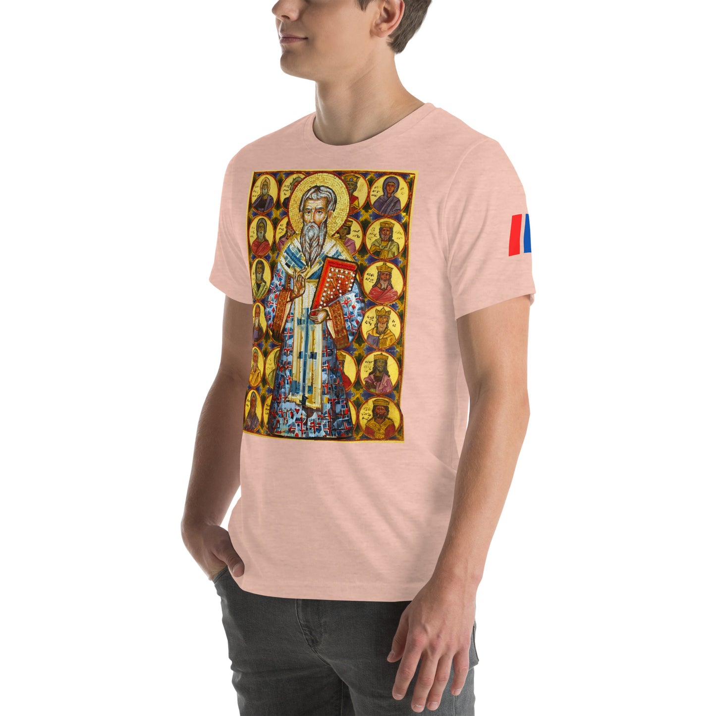 Unisex "Ancestors of Christ & St. Gregory the Illuminator" Graphic T-Shirt Pomegranate Mint