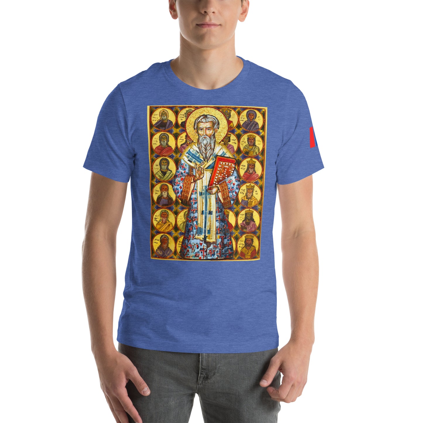 Unisex "Ancestors of Christ & St. Gregory the Illuminator" Graphic T-Shirt Pomegranate Mint