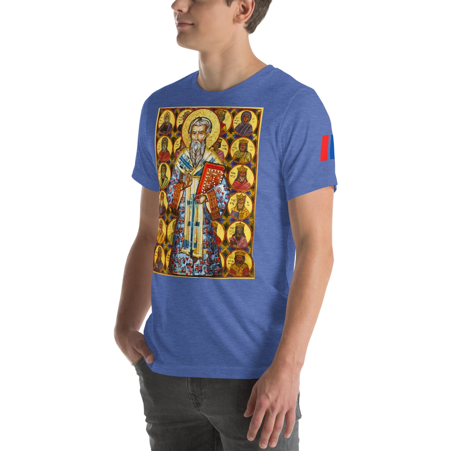Unisex "Ancestors of Christ & St. Gregory the Illuminator" Graphic T-Shirt Pomegranate Mint