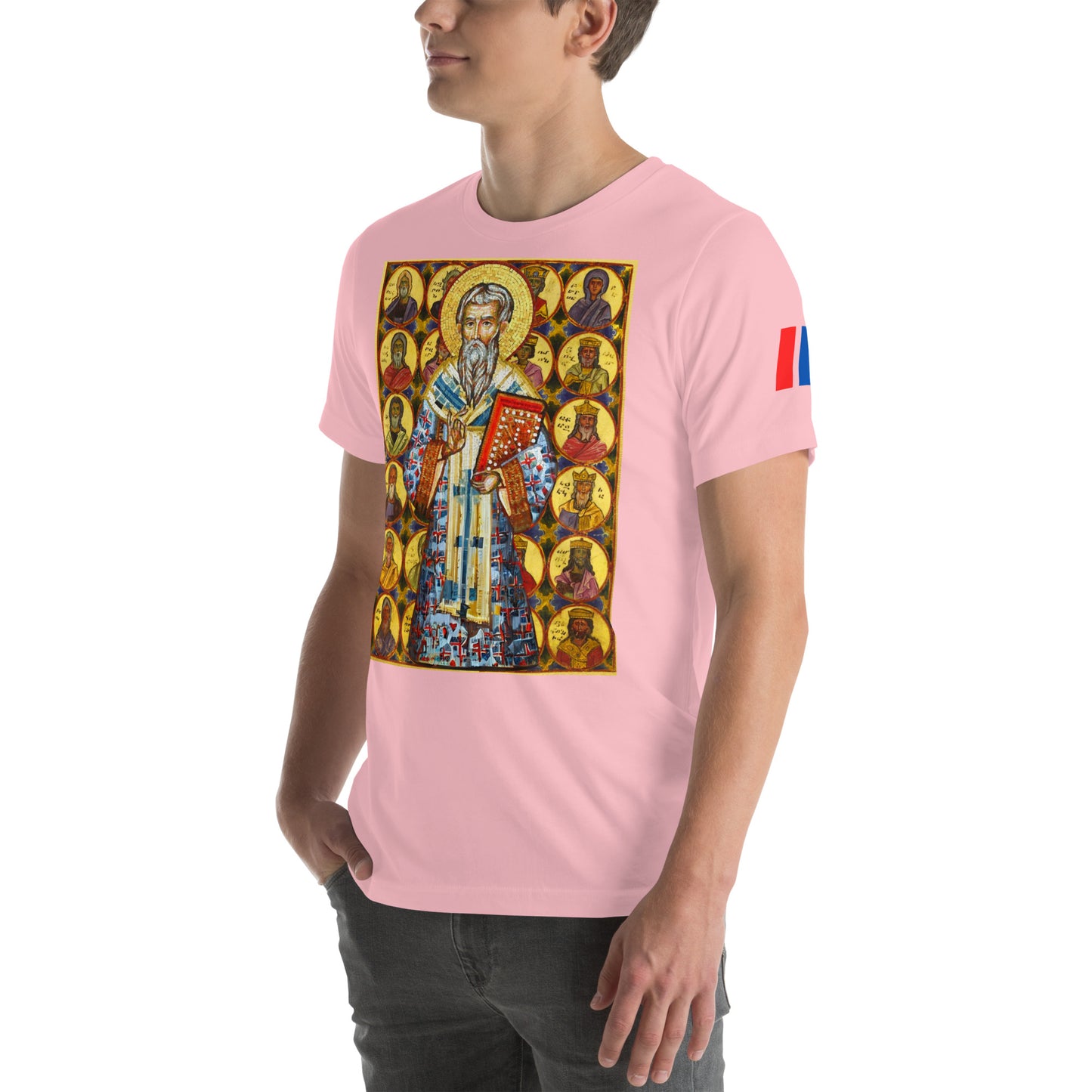 Unisex "Ancestors of Christ & St. Gregory the Illuminator" Graphic T-Shirt Pomegranate Mint