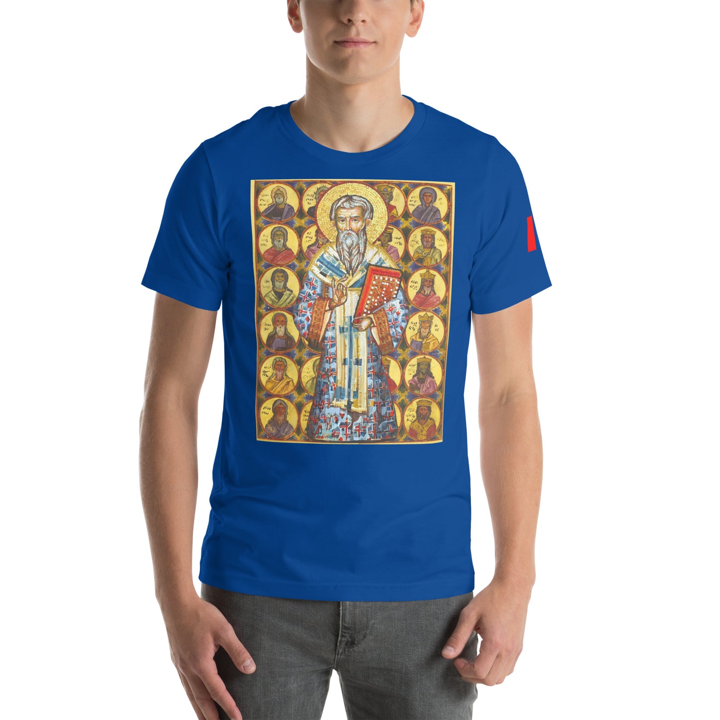 Unisex "Ancestors of Christ & St. Gregory the Illuminator" Graphic T-Shirt Pomegranate Mint
