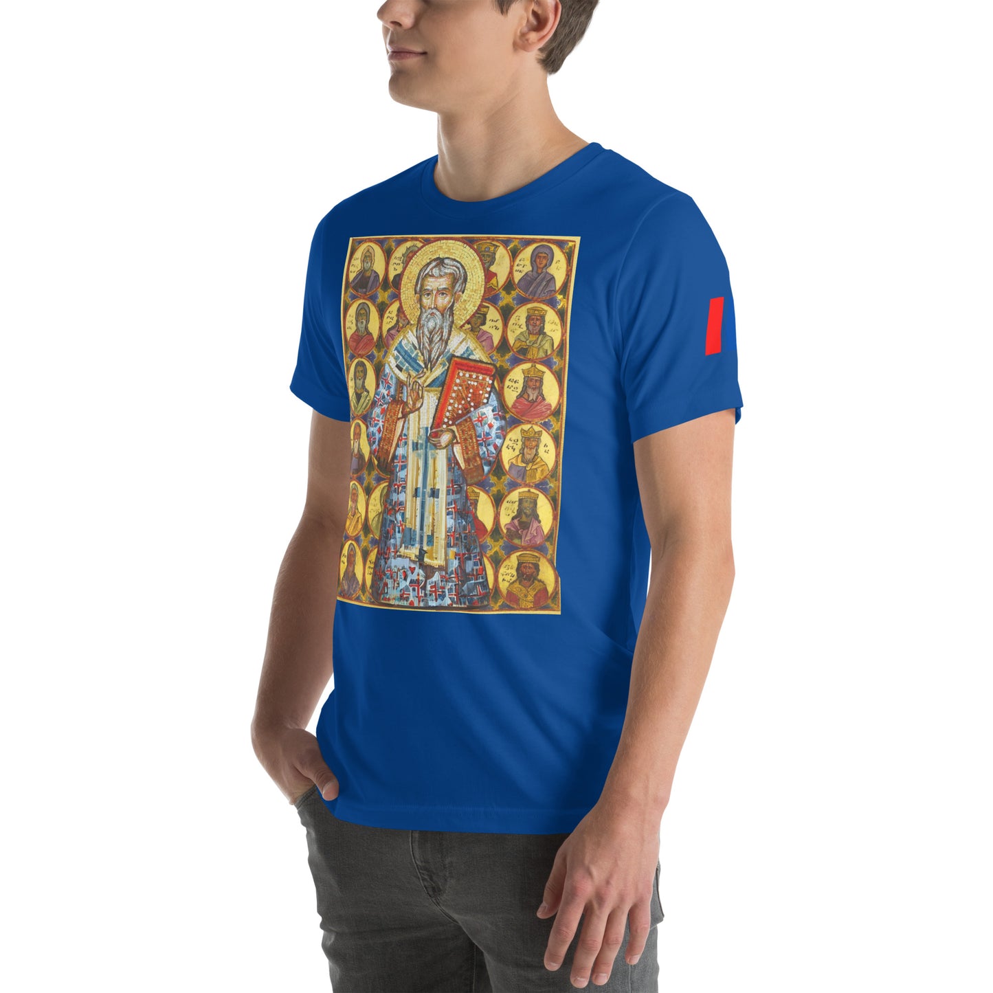 Unisex "Ancestors of Christ & St. Gregory the Illuminator" Graphic T-Shirt Pomegranate Mint