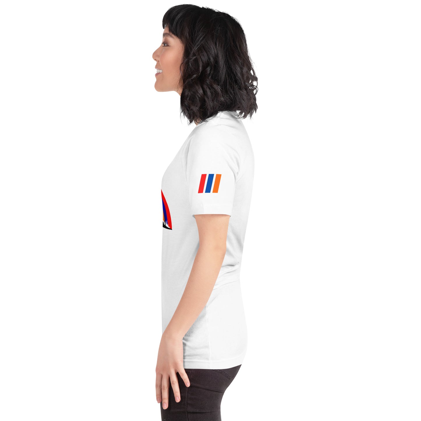 Unisex "Fight For Armenia & Tricolor Flag" Graphic T-Shirt Pomegranate Mint