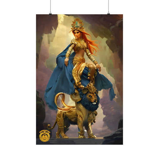 Gods of Urartu, Shivini Premium Matte Vertical Poster Pomegranate Mint