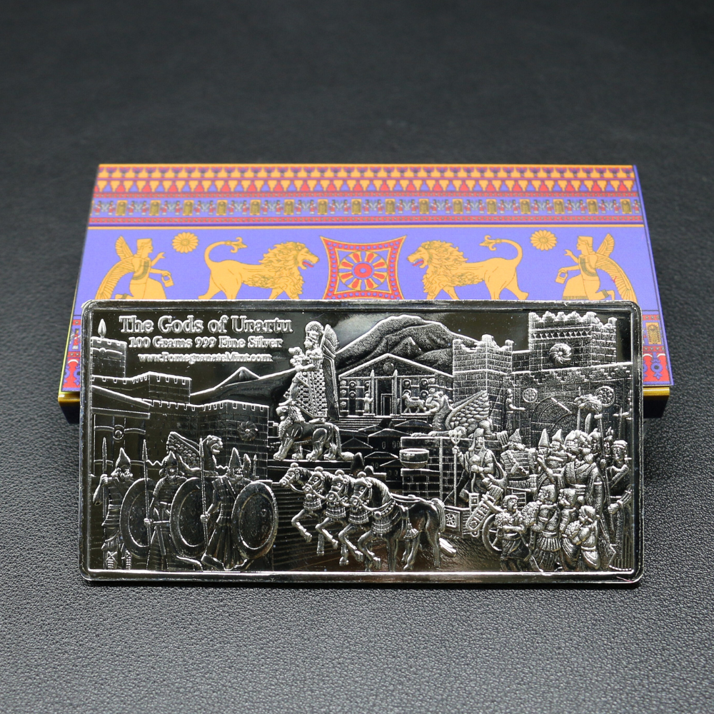Available Now! 2025 Gods of Urartu 100g Silver Proof Set Pomegranate Mint