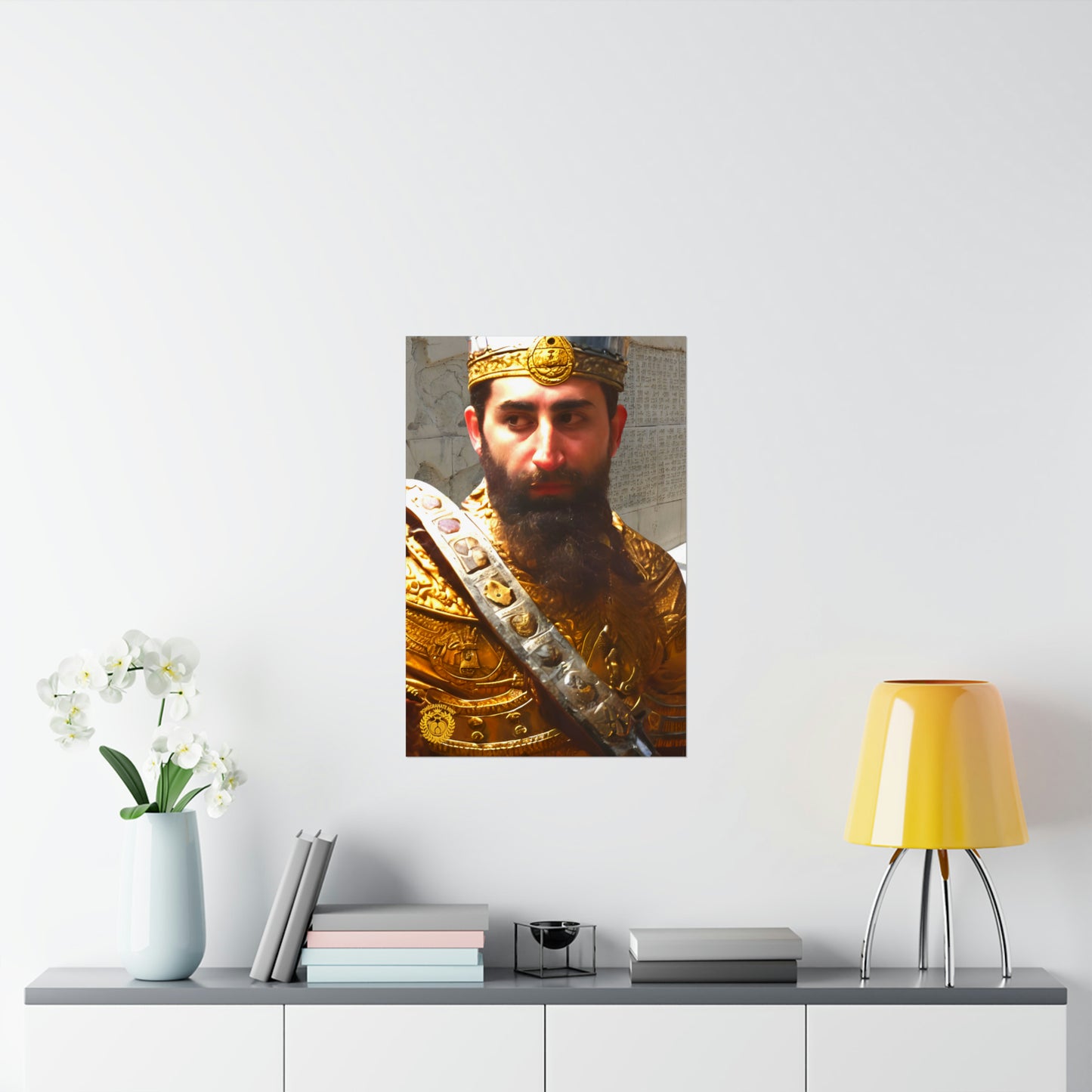 Artaxias II of Armenia Premium Matte Vertical Poster Pomegranate Mint