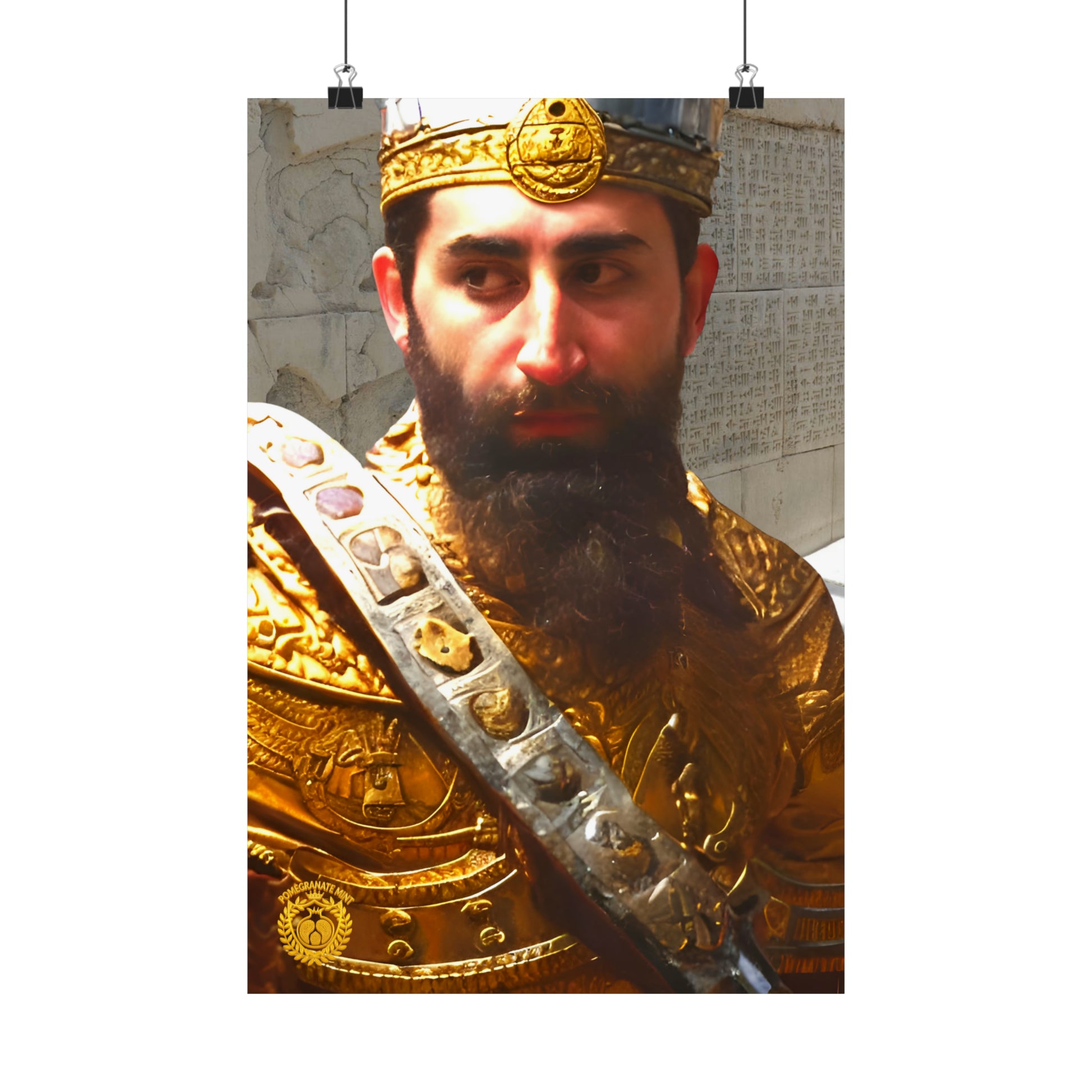 Artaxias II of Armenia Premium Matte Vertical Poster Pomegranate Mint