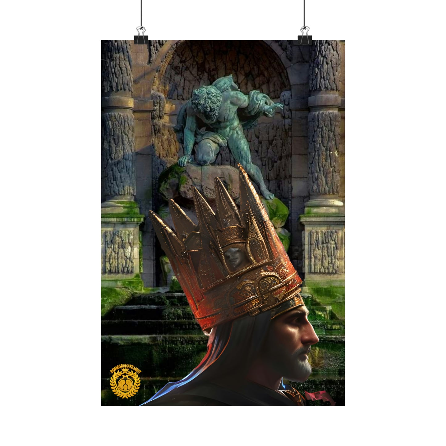 Tigranes the Great of Armenia Premium Matte Vertical Poster Pomegranate Mint