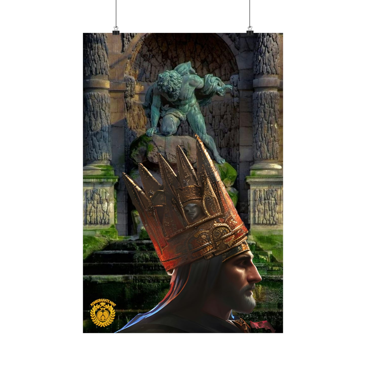 Tigranes the Great of Armenia Premium Matte Vertical Poster Pomegranate Mint