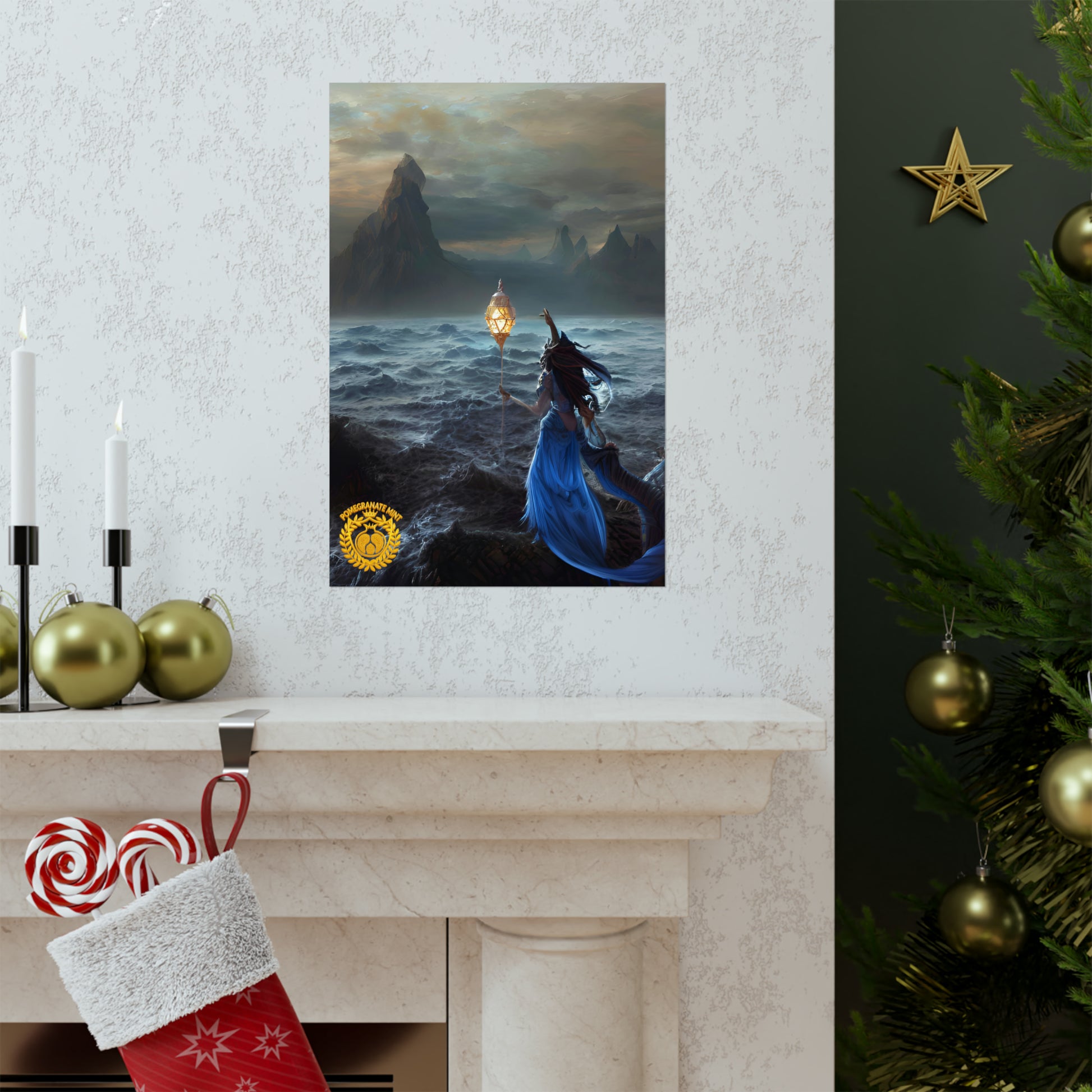 Legend of Akhtamar Island Premium Matte Vertical Poster Pomegranate Mint
