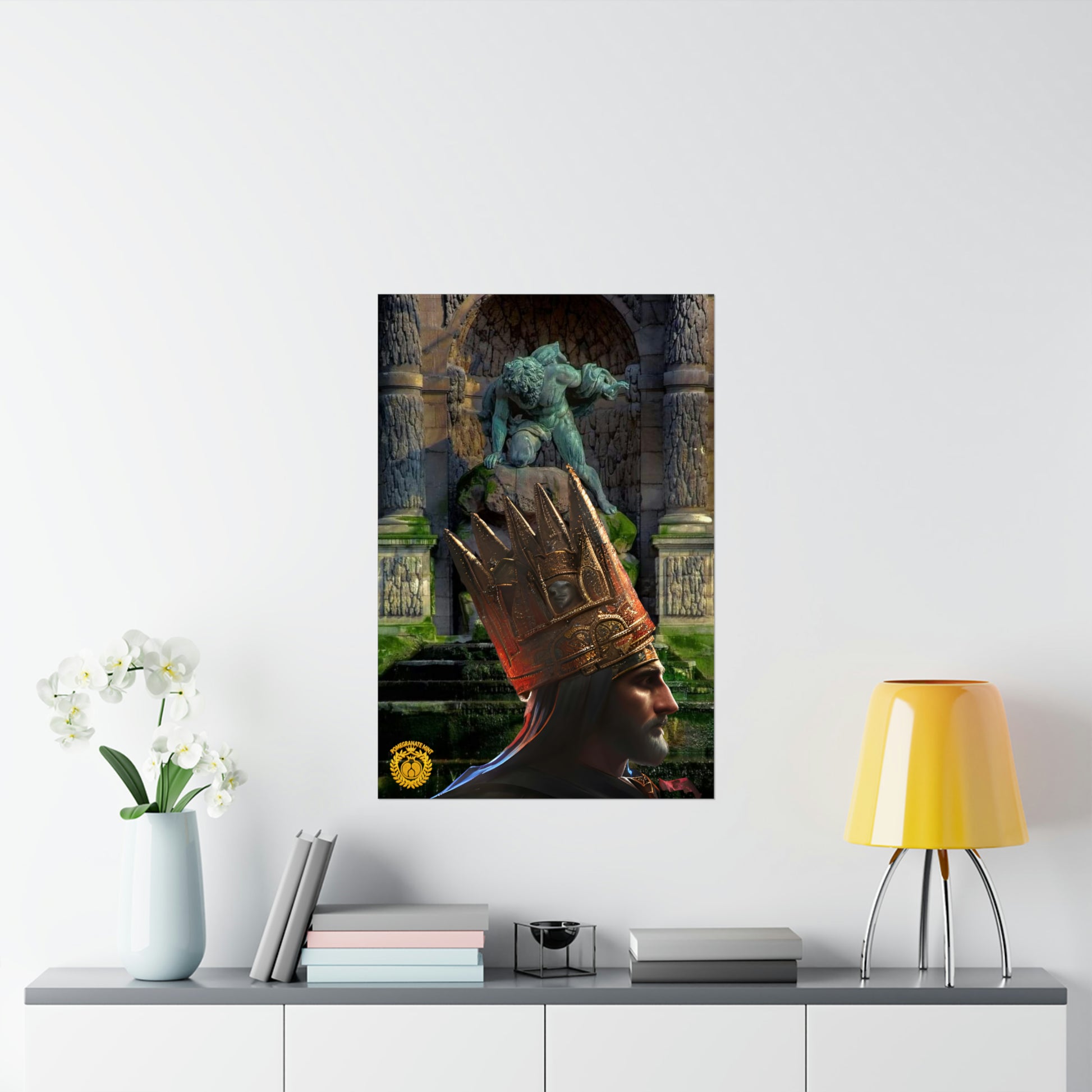 Tigranes the Great of Armenia Premium Matte Vertical Poster Pomegranate Mint