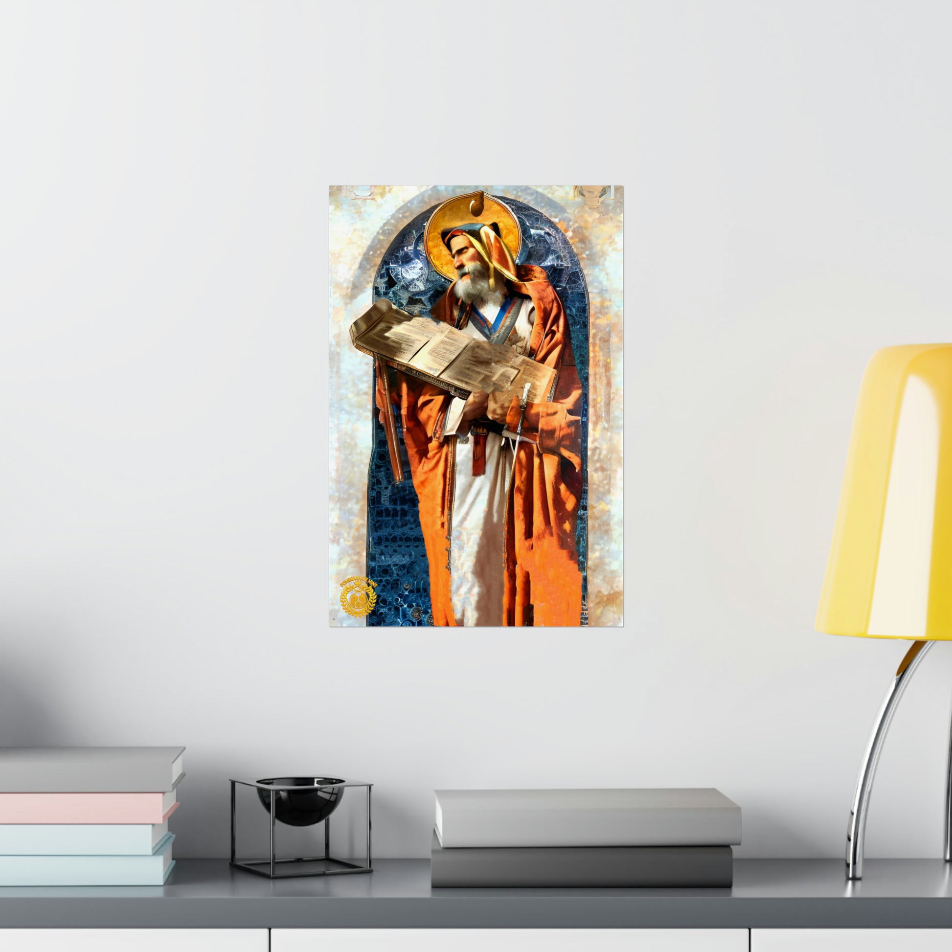 Mesrop Mashtots Premium Matte Vertical Poster Pomegranate Mint