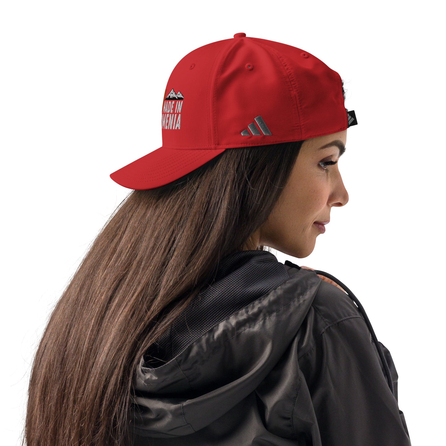 Unisex Adidas "Made in Armenia & Tricolor" Embroidered Performance Hat Pomegranate Mint