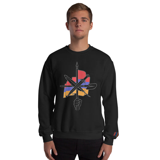 Unisex "Dashnaktsutyun" Graphic Sweatshirt - Հայ Յեղափոխական Դաշնակցութիւն Pomegranate Mint