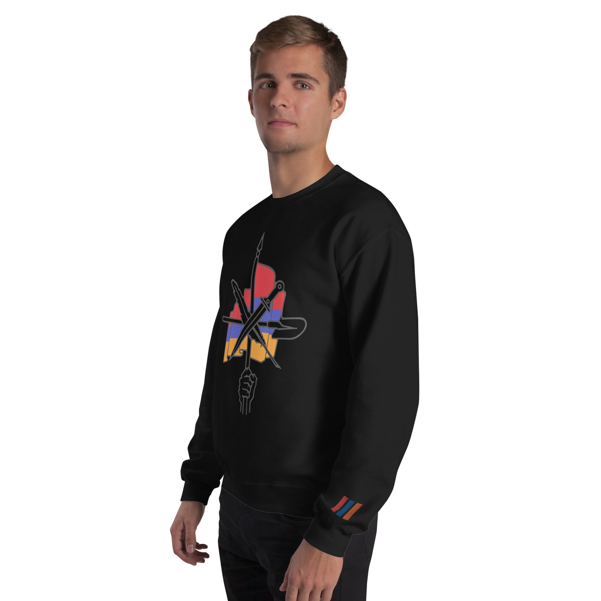 Unisex "Dashnaktsutyun" Graphic Sweatshirt - Հայ Յեղափոխական Դաշնակցութիւն Pomegranate Mint