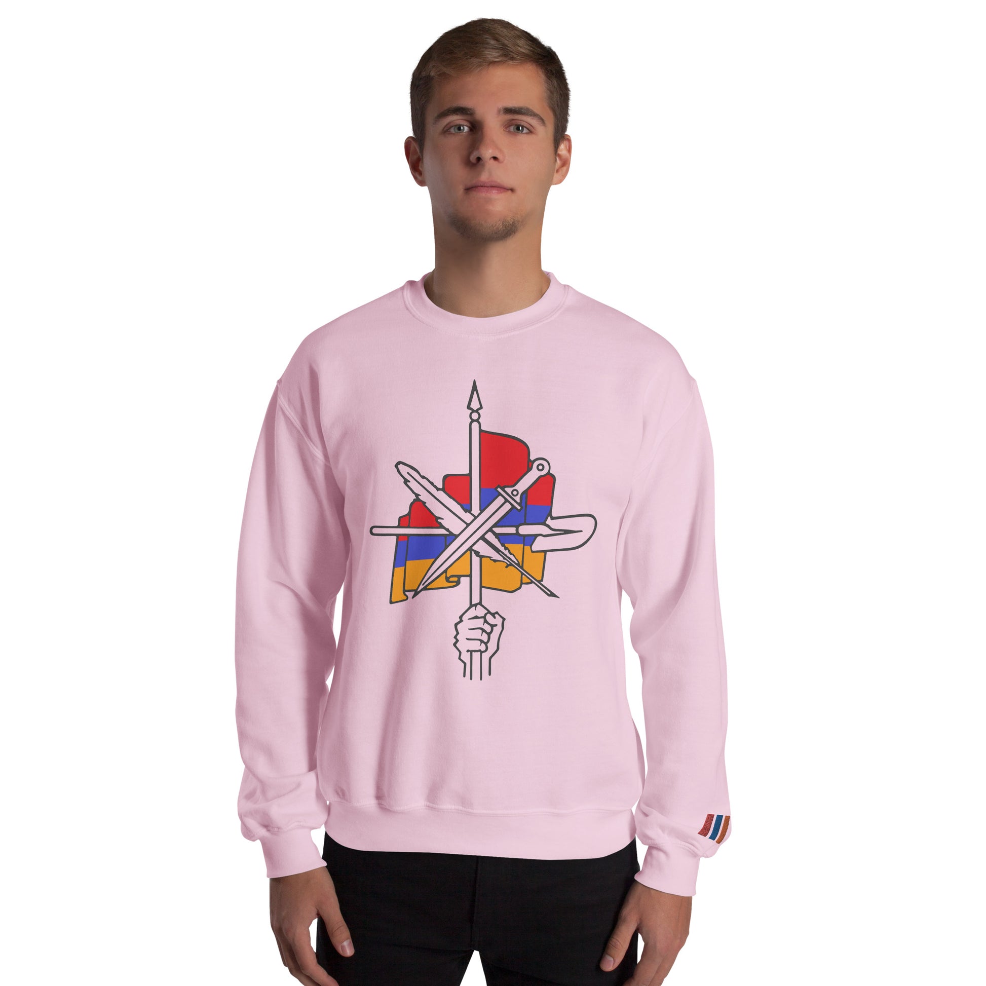 Unisex "Dashnaktsutyun" Graphic Sweatshirt - Հայ Յեղափոխական Դաշնակցութիւն Pomegranate Mint