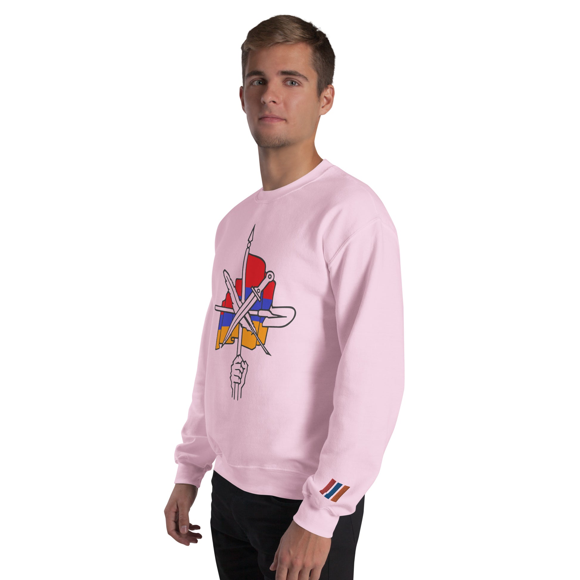 Unisex "Dashnaktsutyun" Graphic Sweatshirt - Հայ Յեղափոխական Դաշնակցութիւն Pomegranate Mint