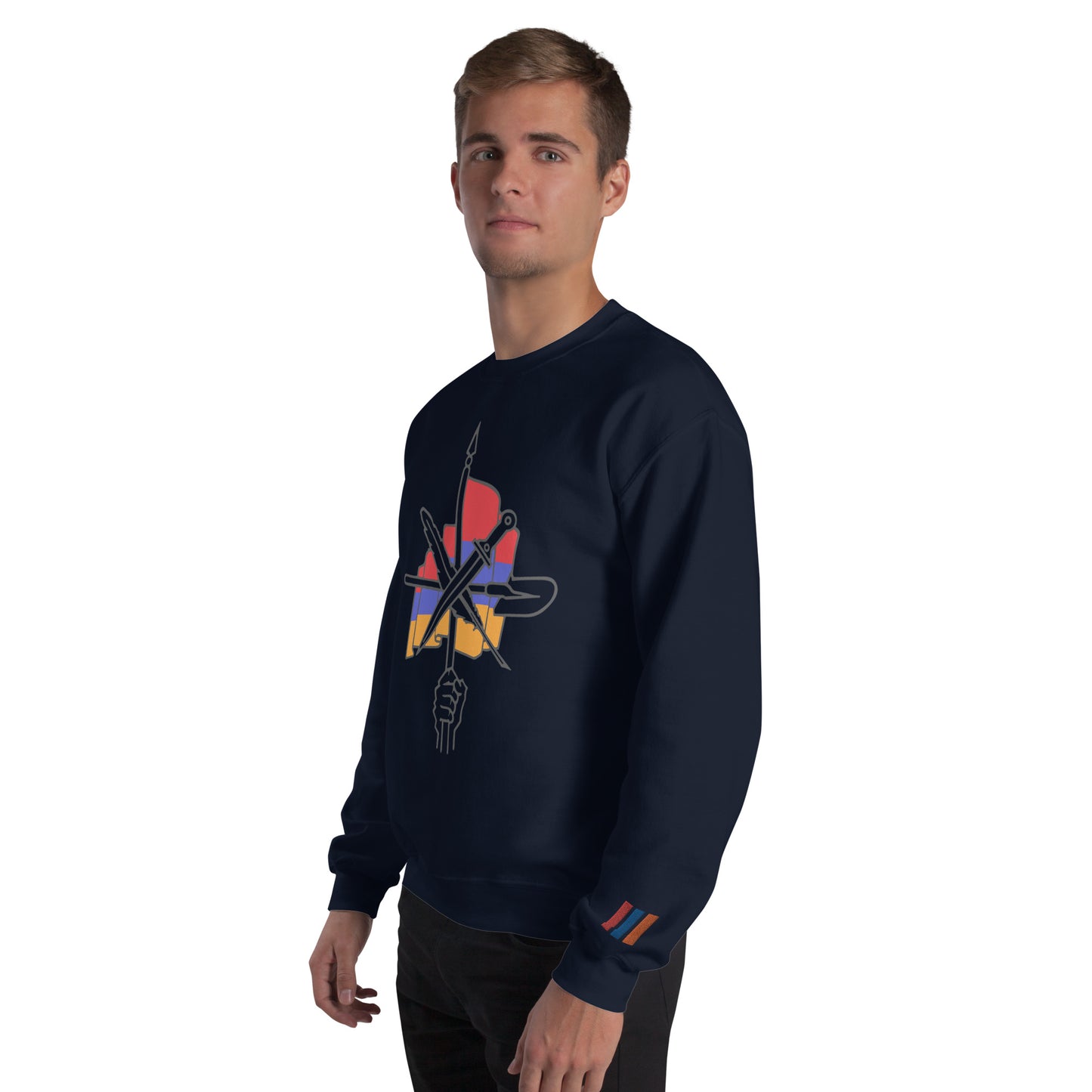 Unisex "Dashnaktsutyun" Graphic Sweatshirt - Հայ Յեղափոխական Դաշնակցութիւն Pomegranate Mint