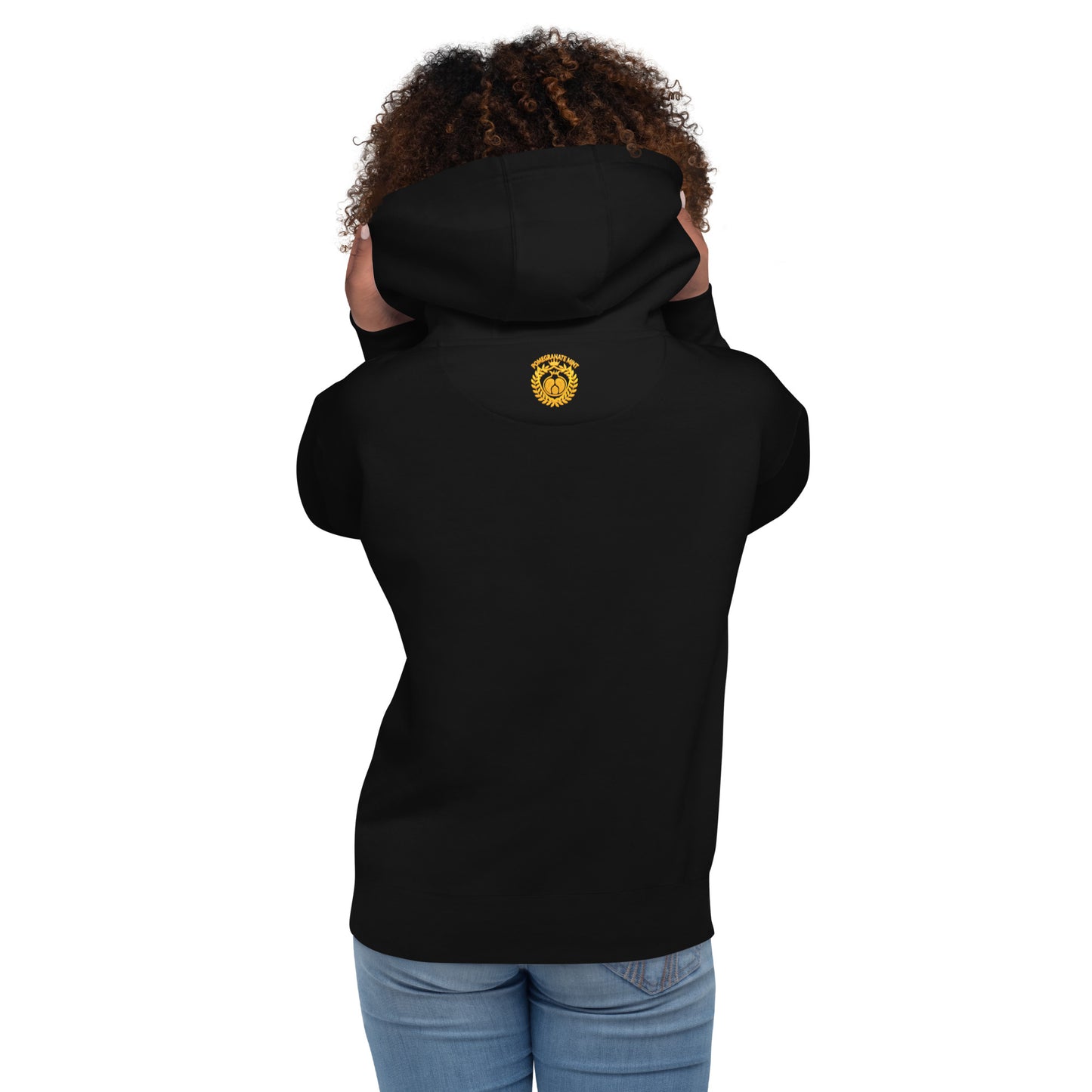 Unisex "Armenian Coat of Arms & Tricolor" Graphic Hoodie Pomegranate Mint