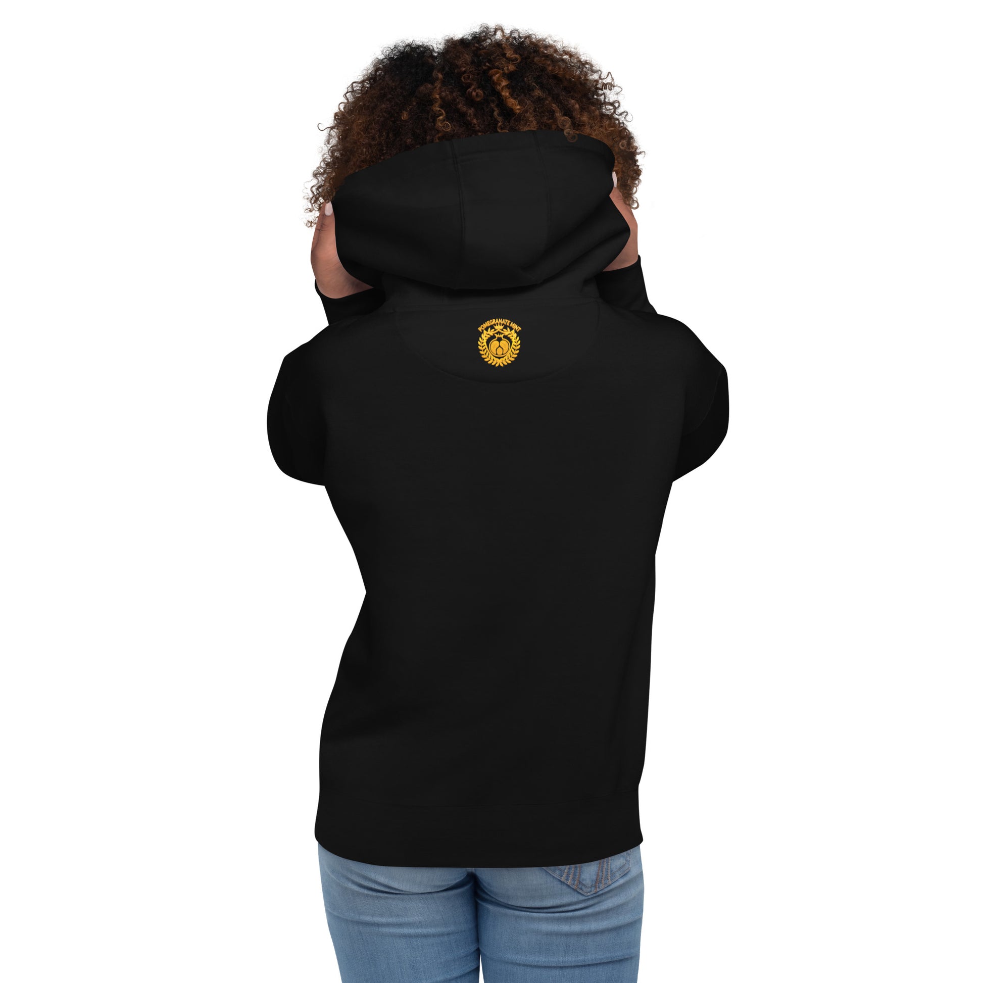 Unisex "Armenian Coat of Arms & Tricolor" Graphic Hoodie Pomegranate Mint