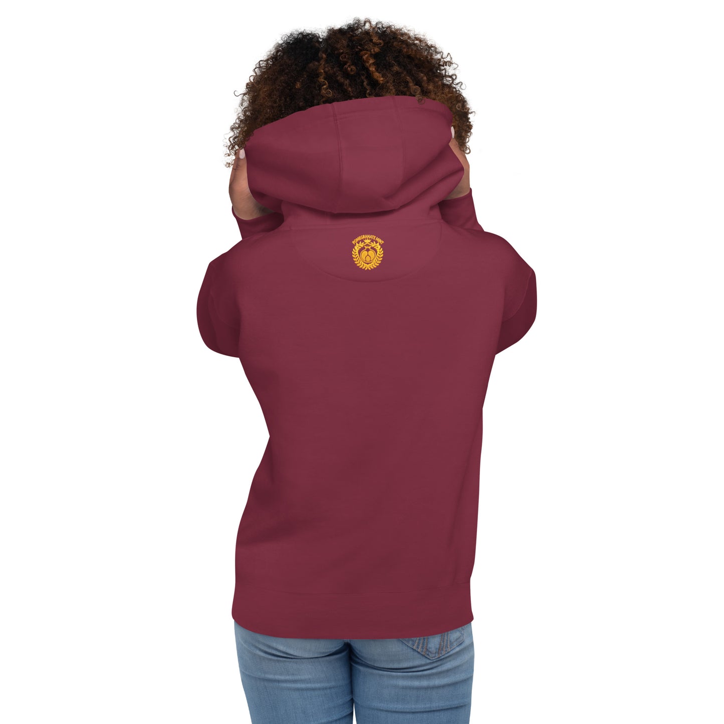 Unisex "Armenian Coat of Arms & Tricolor" Graphic Hoodie Pomegranate Mint