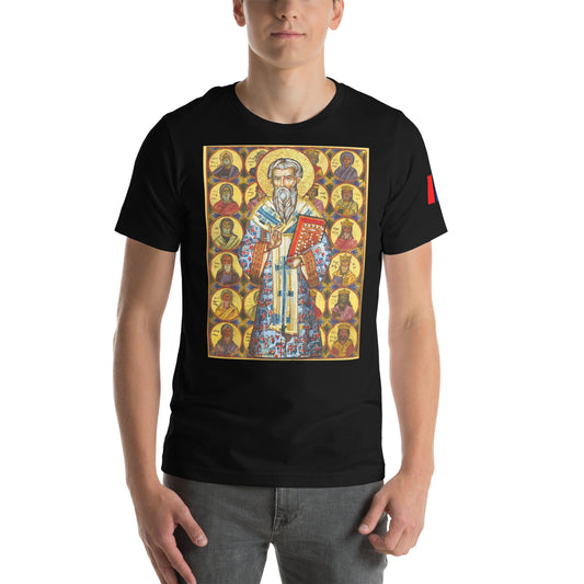 Unisex "Ancestors of Christ & St. Gregory the Illuminator" Graphic T-Shirt Pomegranate Mint