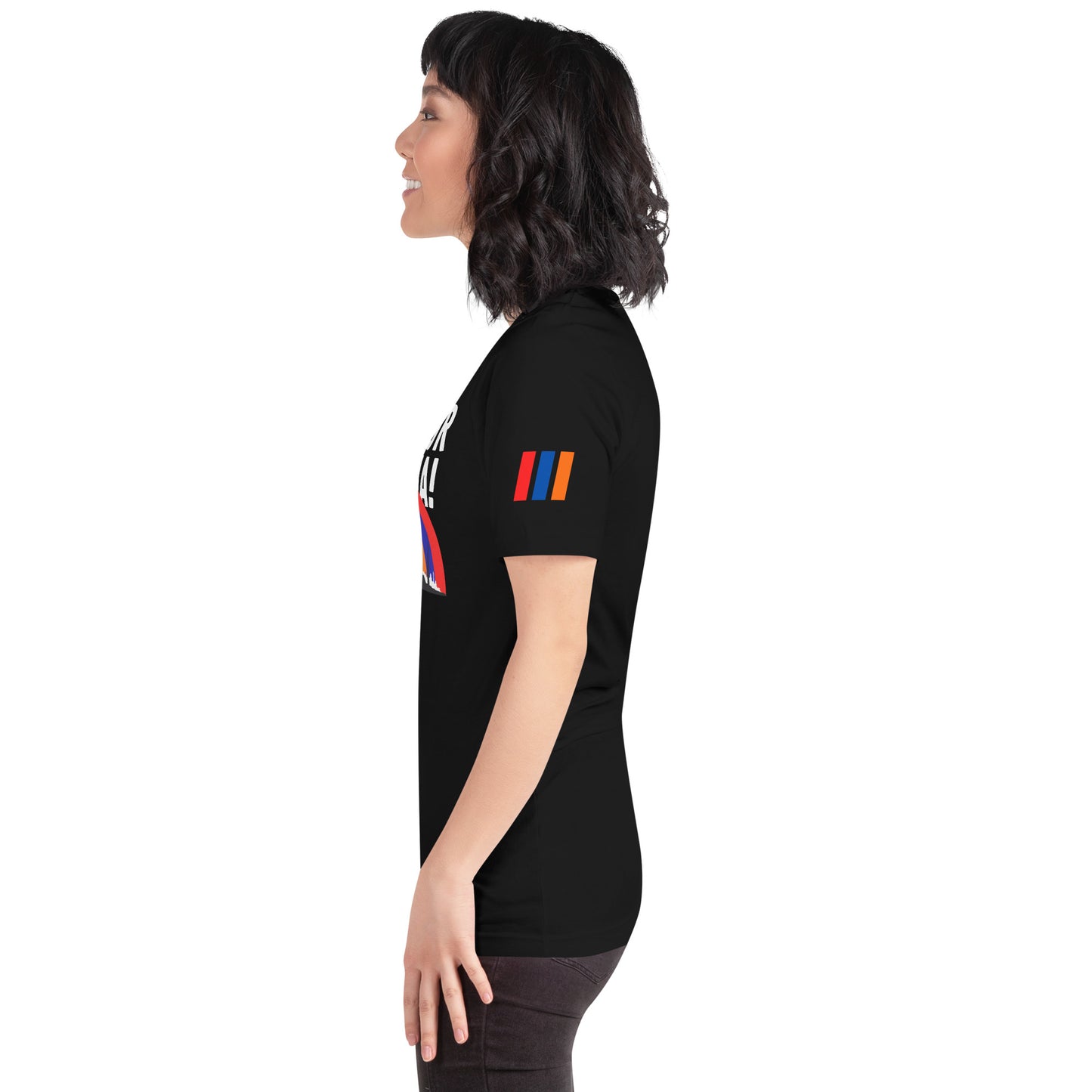 Unisex "Fight For Armenia & Tricolor Flag" Graphic T-Shirt Pomegranate Mint