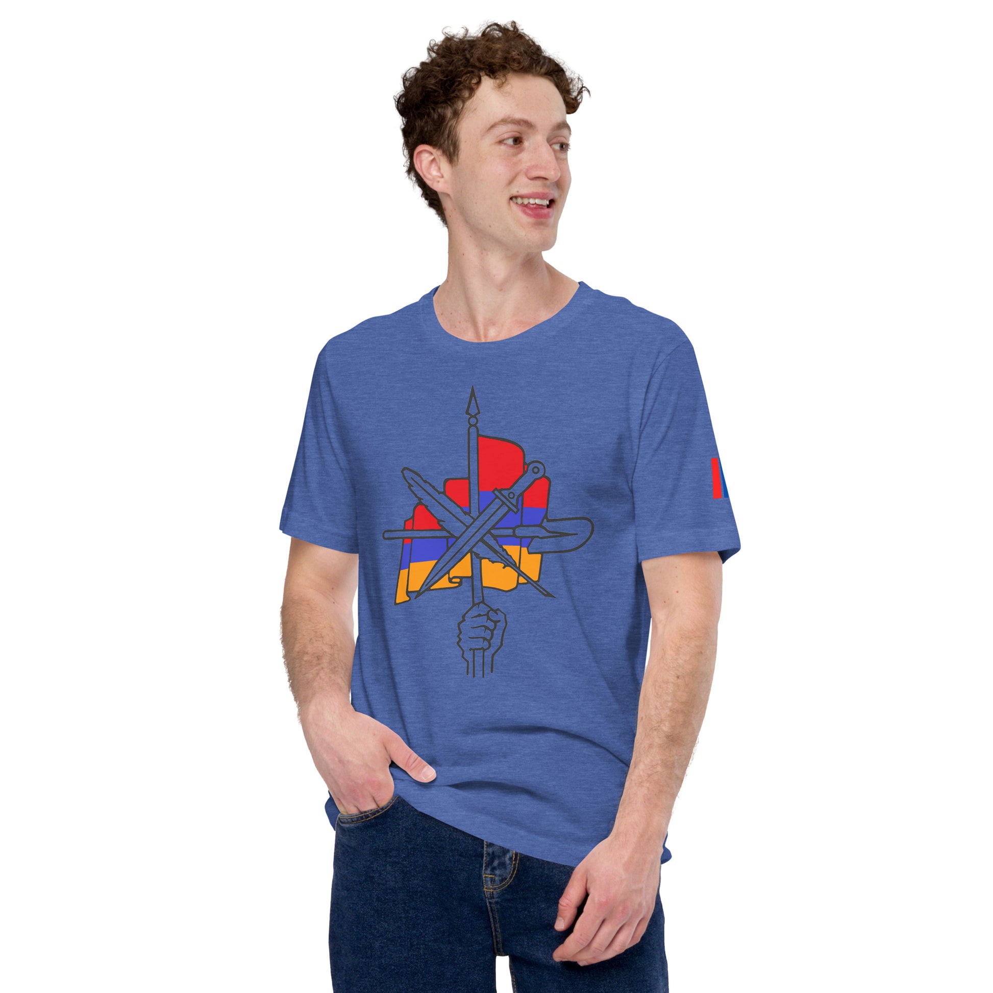 Unisex "Dashnaktsutyun" Graphic T-Shirt - Հայ Յեղափոխական Դաշնակցութիւն Pomegranate Mint