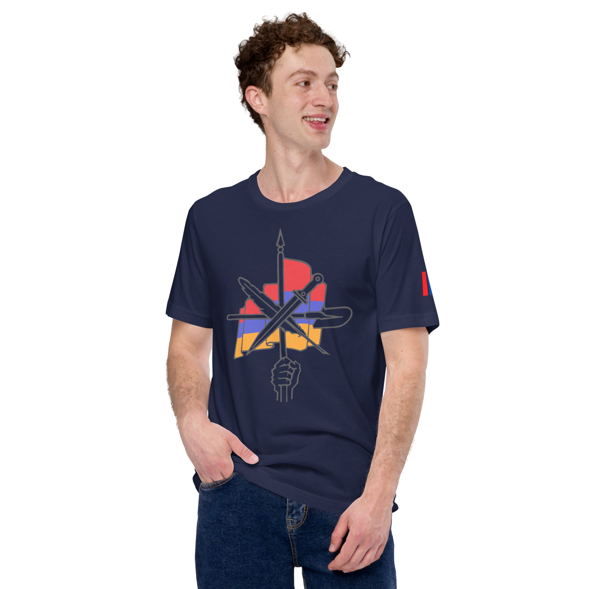 Unisex "Dashnaktsutyun" Graphic T-Shirt - Հայ Յեղափոխական Դաշնակցութիւն Pomegranate Mint
