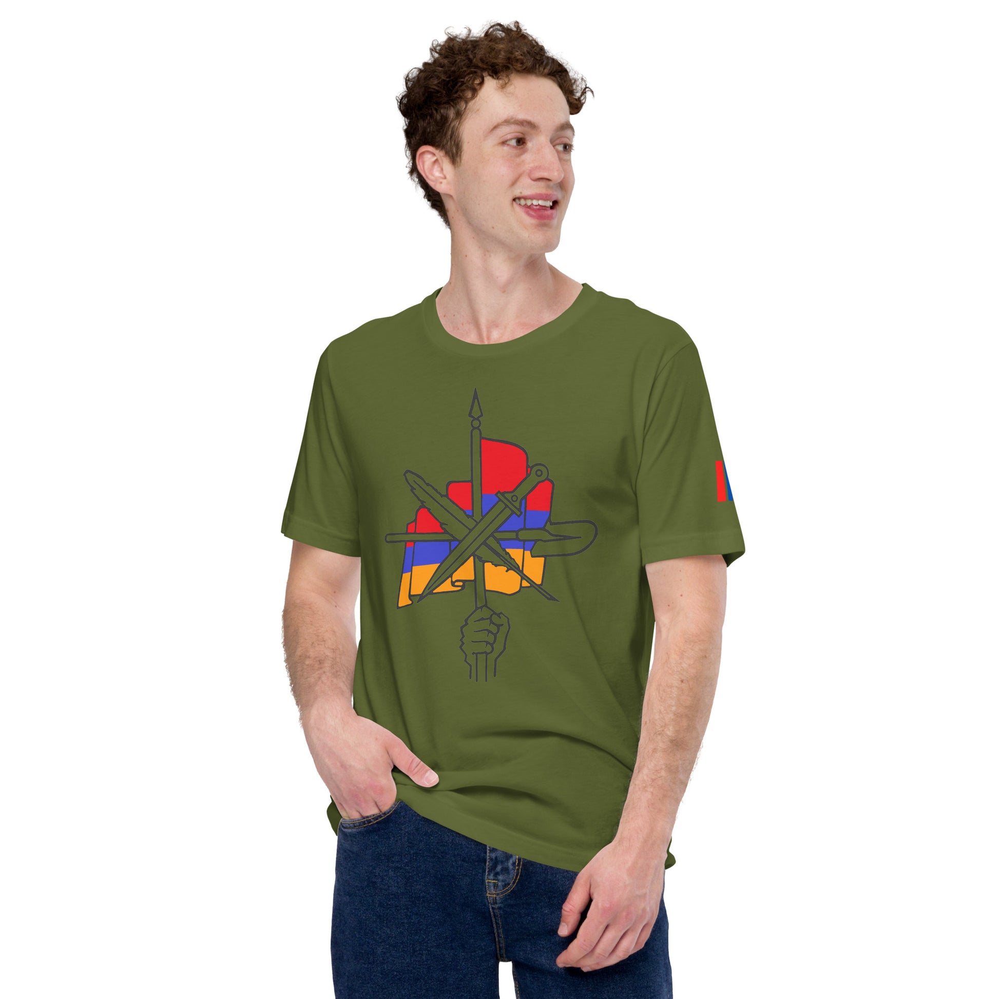 Unisex "Dashnaktsutyun" Graphic T-Shirt - Հայ Յեղափոխական Դաշնակցութիւն Pomegranate Mint