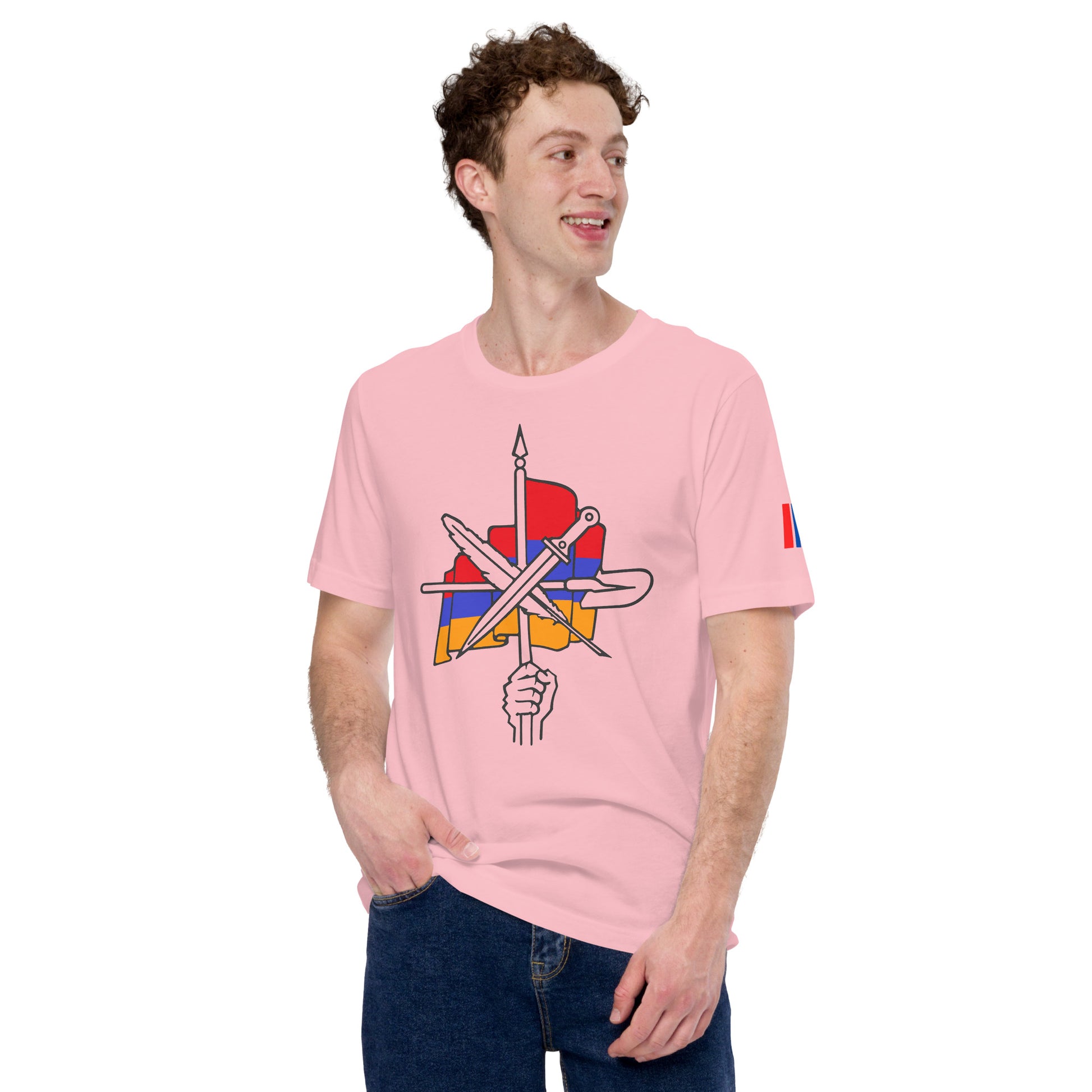 Unisex "Dashnaktsutyun" Graphic T-Shirt - Հայ Յեղափոխական Դաշնակցութիւն Pomegranate Mint