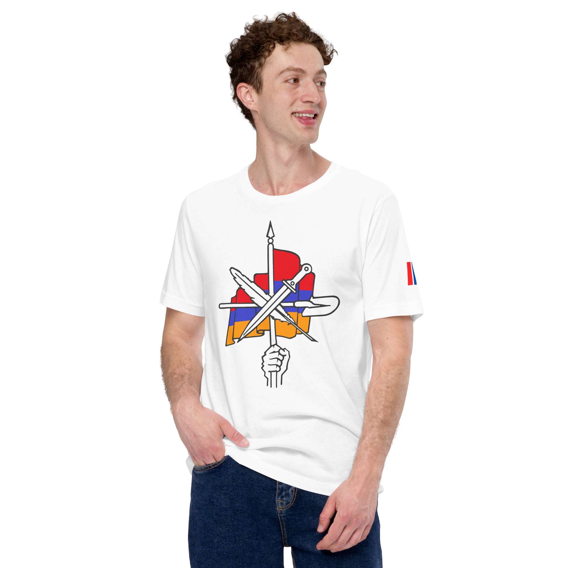 Unisex "Dashnaktsutyun" Graphic T-Shirt - Հայ Յեղափոխական Դաշնակցութիւն Pomegranate Mint