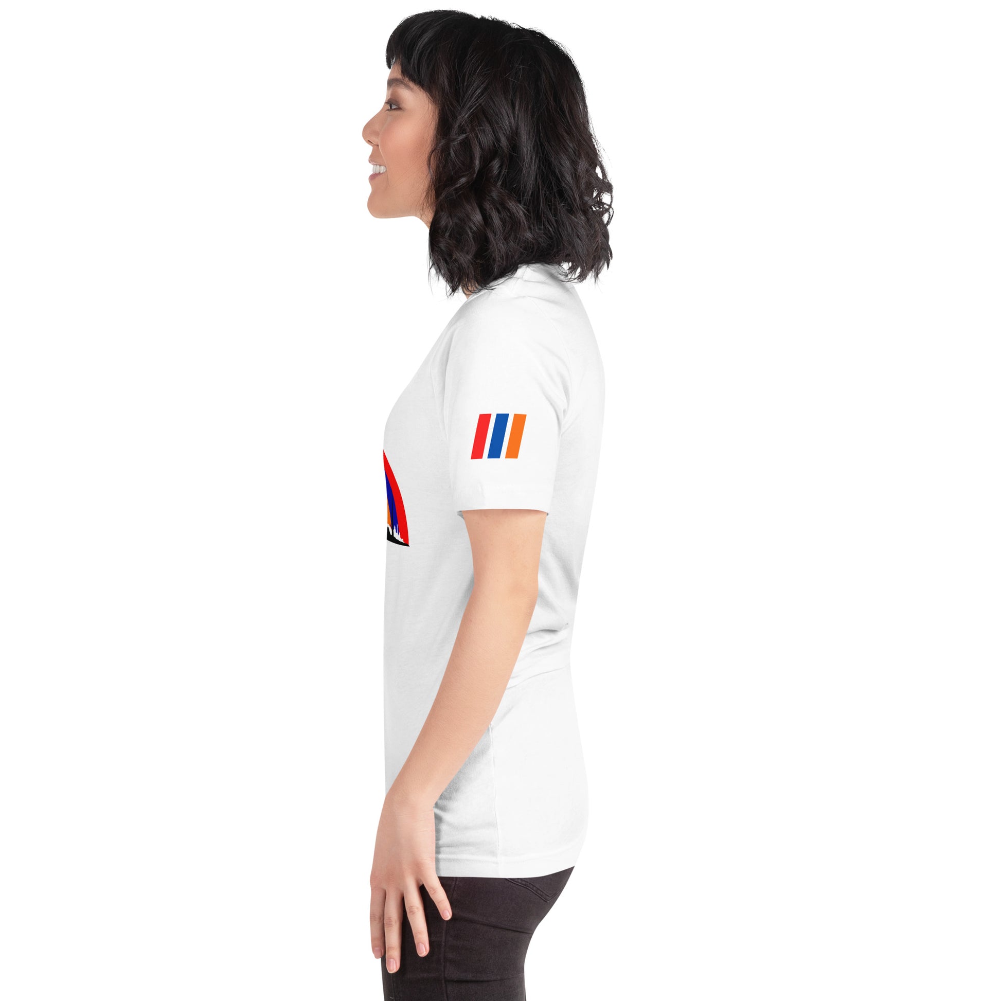 Unisex "Fight For Armenia & Tricolor Flag" Graphic T-Shirt Pomegranate Mint