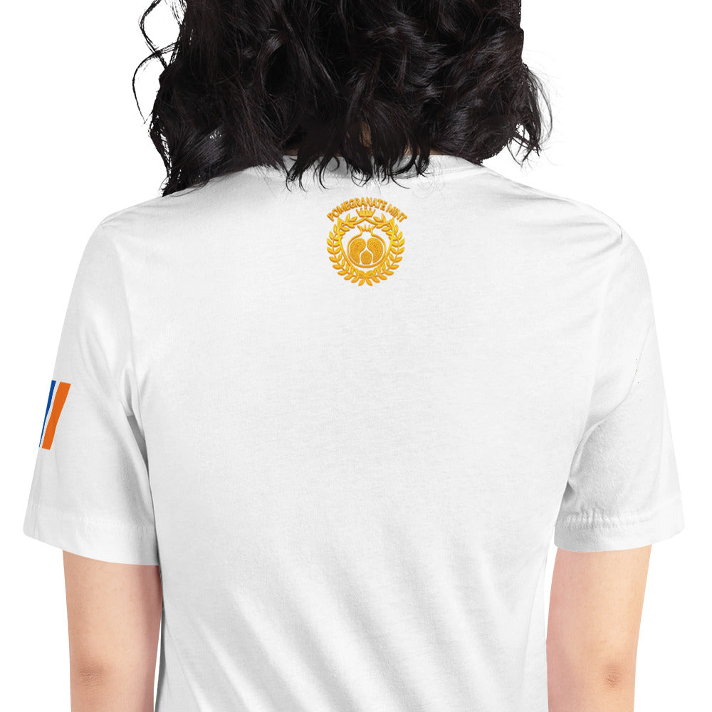 Unisex "Fight For Armenia & Tricolor Flag" Graphic T-Shirt Pomegranate Mint